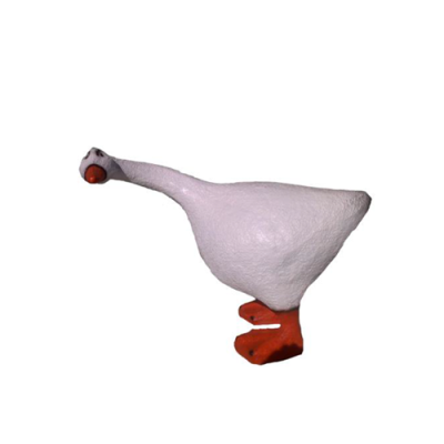 Ente Statua Decorativa per Giardino Figure Statue 65 cm Statua a Grandezza Naturale in Plastica