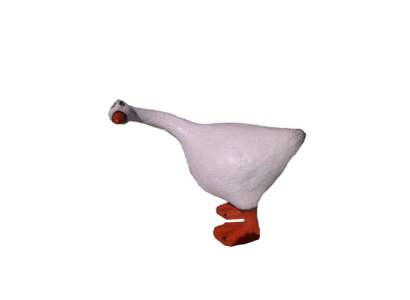 Ente Statua Decorativa per Giardino Figure Statue 65 cm Statua a Grandezza Naturale in Plastica