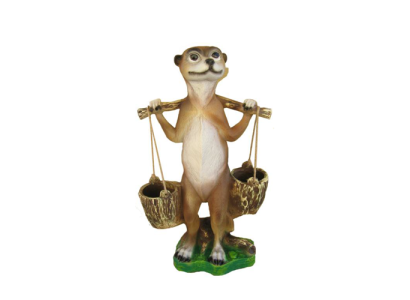 Modern Design Frettchen Garten Kunststoff Skulptur 60cm Statue Dekoration Deko  Design moderno furetto giardino scultura in plastica 60cm statua decorazione deco