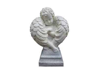 Dekorationsfigur Statua Scultura 54 cm Figure Statue Sculture Giardino Angelo R108  Figura di decorazione Statua Scultura 54 cm Statua Sculture Giardino Angelo R108