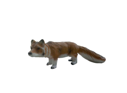 Decorazione Giardino Figure in Plastica Statua dipinta a mano Scultura Volpe 35 cm Statue