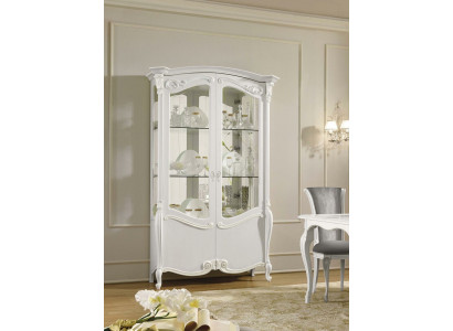 Comò Vetrina Comodini Armadio con vetrina in vetro Mobile design NUOVO