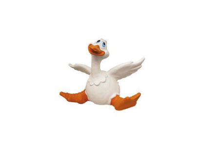Ente Statua decorativa Figure da giardino Statue 40 cm Statua a grandezza naturale Figura in plastica Nuovo
