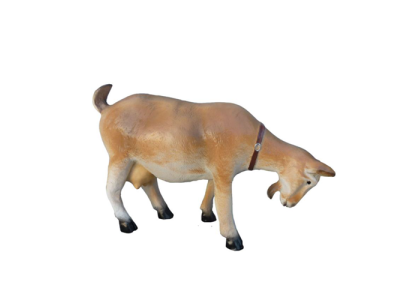 Statuetta di Capra Figura Statua Decorazione Giardino Scultura Sculture Decorazioni