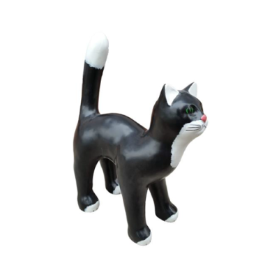 Gatto figura statua giardino decorazione scultura deco sculture
