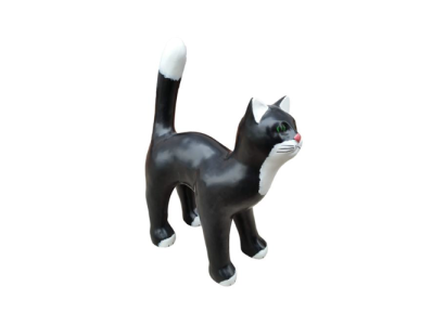 Gatto figura statua giardino decorazione scultura deco sculture