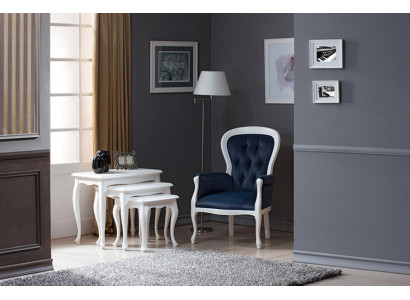 Chippendale poltrona poltrona con pouf divano con poggiapiedi set sgabello sgabello per pianoforte nuovo