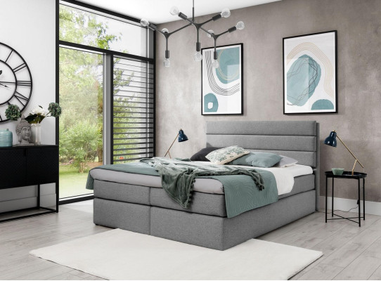 Letto bianco 180x200 a molle in scatola design camera da letto doppia moderna hotel mobili