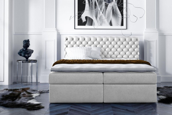 Chesterfield letto a molle, letto matrimoniale, letto matrimoniale, letto imbottito, letti 200x200cm