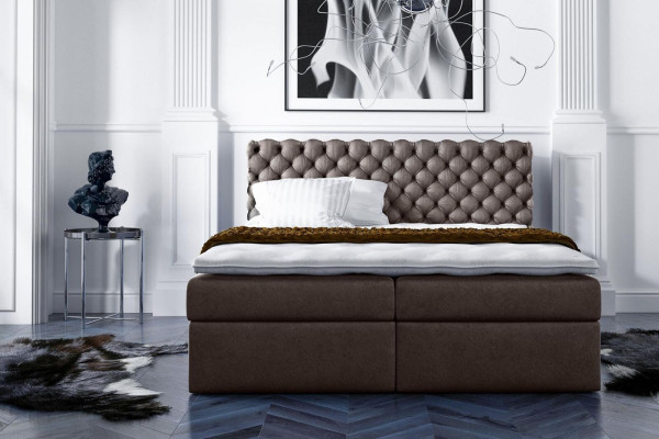 Chesterfield letto a molle, letto matrimoniale, letto matrimoniale, letto imbottito, letti 200x200cm