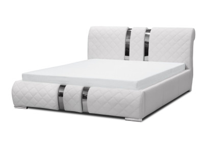 Struttura del letto con contenitore Letto cornice bianca Bianco Letti 180 cm Letto matrimoniale Nuovo