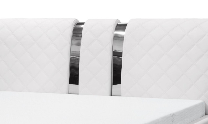 Struttura del letto con contenitore Letto cornice bianca Bianco Letti 180 cm Letto matrimoniale Nuovo