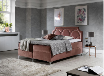 Doppio hotel letto imbottito camera da letto letti boxspring letto design tessile