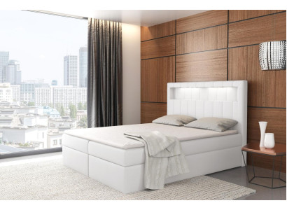 Letto illuminato letti boxspring king size velluto hotel nuovo mobili camera da letto