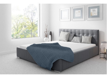 Telaio letto matrimoniale moderno Letto matrimoniale Letti Letto imbottito Grigio Camera da letto 160 cm