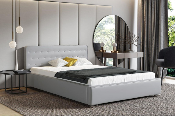 Letto matrimoniale Struttura del letto Letto Letto imbottito Letti Poliestere Cornice del letto Nuovo