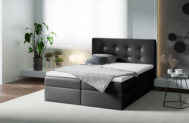 Letto boxspring doppio da hotel, arredamento per camere da letto grande 200x200