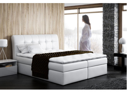 Contenitore letto camera da letto letti letto boxspring tessuto design doppio hotel nuovo