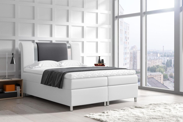 Letto con contenitore Boxspring Letti Mobili Matrimoniale 160x200 Camera da letto Hotel Nuovo