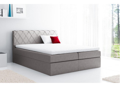 Boxspring letto matrimoniale matrimoniale telaio letto letto letto imbottito letti 200x200cm