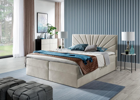 Letto boxspring letto matrimoniale con contenitore letto matrimoniale letti letto imbottito rosso nuovo