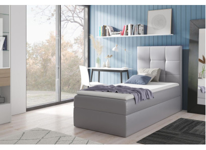 Letto per ragazzi Design camera da letto Hotel moderno Letto Contenitore Letto a molle 90 cm