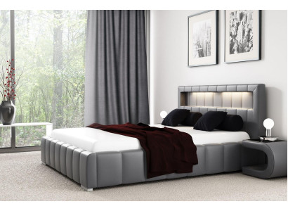 Telaio letto Letto imbottito Design Doppio Hotel Moderno Letto Camera da letto Letti Nuovi