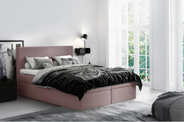 Boxspring letto design tessile doppio hotel moderno letto camera da letto letti 160x200