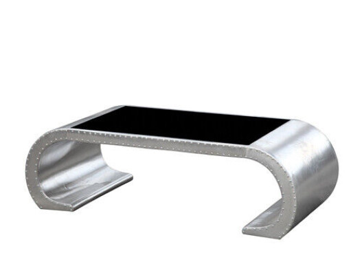 Tavolino del caffè Aviator in stile aereo vintage Tavolino da salotto Tavolo