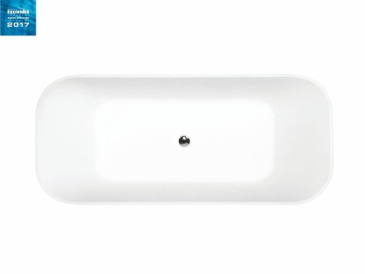 Vasca da bagno di design di alta qualità Exclusive vasca in acrilico autoportante 160x70