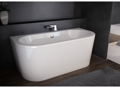 Vasca da bagno rettangolare design vasca da bagno rotonda bianca moderna