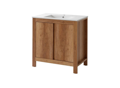 Mobili da bagno 80cm Lavabo con mobile sottolavabo Decorativo Moderno Lavabo