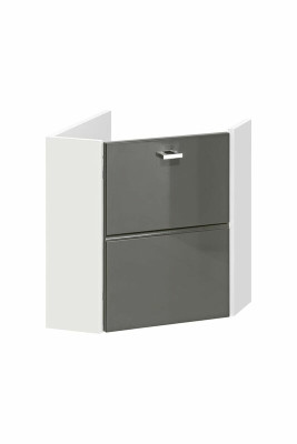 Mobile lavabo angolare con mobile 40 cm lavabo angolare lavandino in ceramica