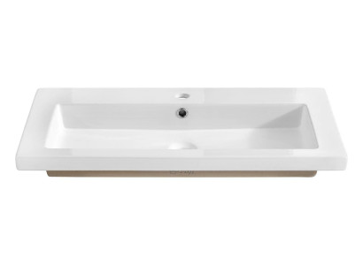 Lavabo da appoggio in ceramica bianco per lavabo decorativo