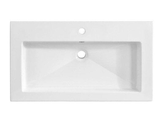 Lavabo da appoggio in ceramica bianco per lavabo decorativo