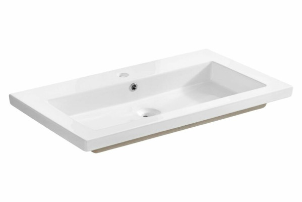 Lavabo da appoggio in ceramica bianco per lavabo decorativo