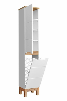 Armadio alto Scaffale bagno Mobiletto bagno Mobili da bagno Scaffali Bagno