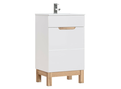 Lavandino Armadio Scaffale Armadi 50 cm Lavabo Mobile lavabo