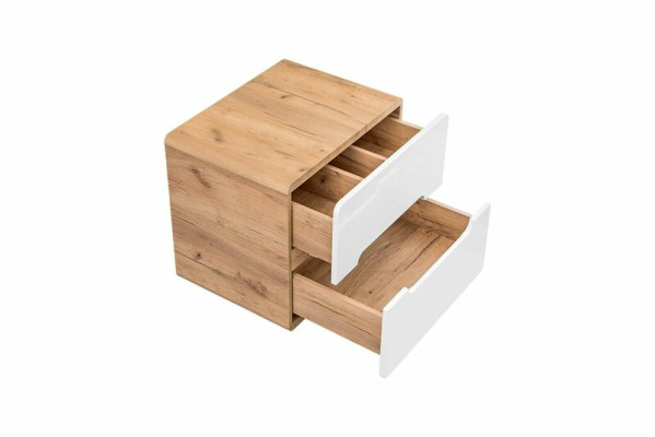 Armadietto pensile Armadio Scaffale Quercia Bianco Mensole da farmacia Armadietto a muro