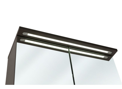 Mobile pensile con specchio per bagno con specchio decorativo a LED da 80 cm.