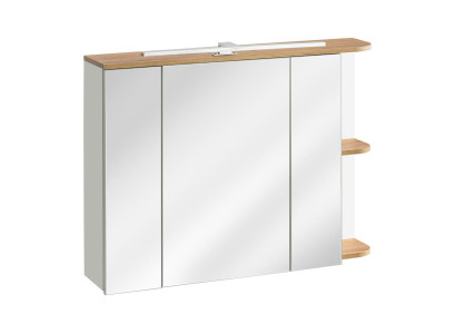 Mobiletto con specchio da 80 cm per il bagno