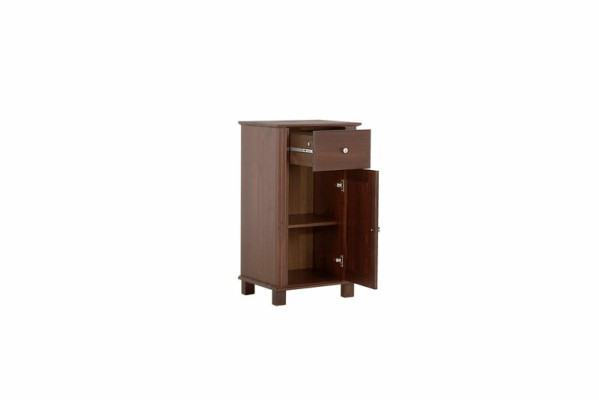Mobile bagno Armadio Scaffale Bagno Mobili Armadi Marroni 46x36x83 cm Legno Scaffali
