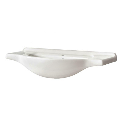 Lavabo da appoggio in ceramica bianco per lavabo da appoggio