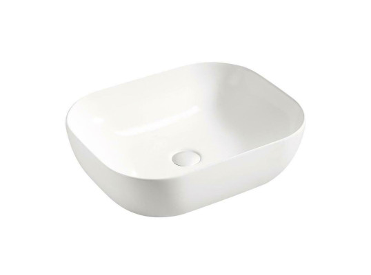 Ceramica moderna Lavabo Lavabo da appoggio decorativo Bianco