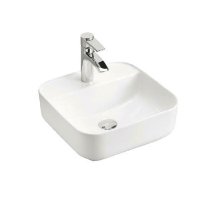 Lavabo in ceramica bianco a piani lavabo a incasso