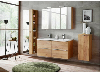 Armadio con specchio pensile per bagno con specchio 60 cm mensola