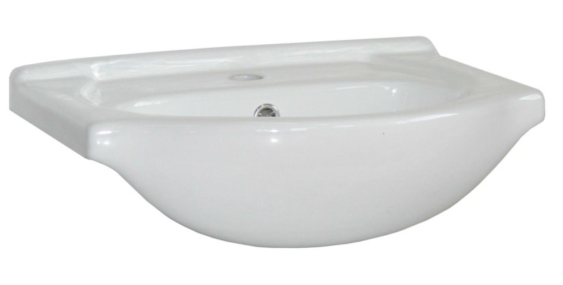 Lavabo in ceramica Decorativo Moderno da appoggio Bianco