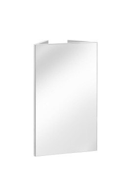 Specchio d'angolo Specchio Specchio da parete Specchio da bagno Mobili da angolo Specchietto Bianco