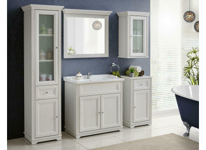 Mobili bagno di design Bagno 5 pezzi. Set di decorazioni Comò Lavabo