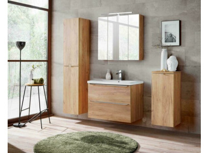 Mobili bagno design Bagno 4 pezzi Set Grembiule Mobile Decorativo Lavabo